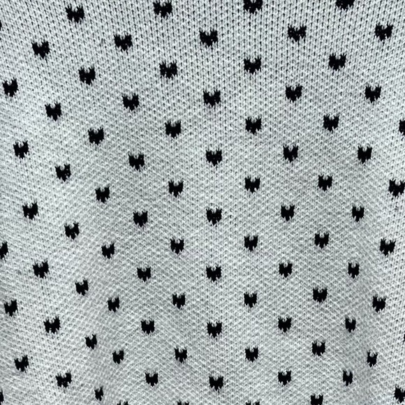 Free People Sweater Womens XS White Blue Easy Street Crop Pullover Crew Neck - Picture 4 of 10